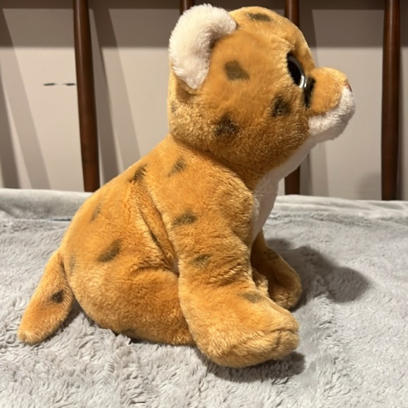 2001 Ty Beanie SERENGETI CHEETAH SPOTTED Big Eyes STUFFED ANIMAL PLUSH Soft Toy - Picture 4 of 6